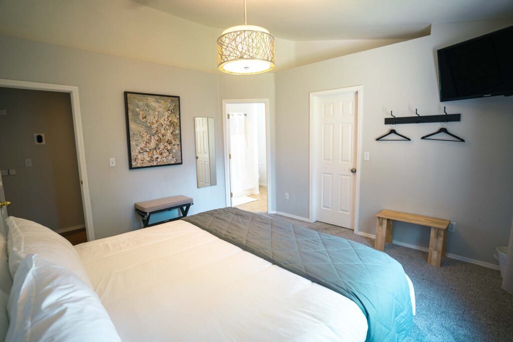 Master Bedroom in a Nampa Vacation Rental